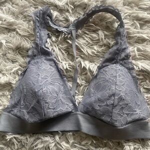 PINK Victoria’s Secret Lace Bralette in Gray